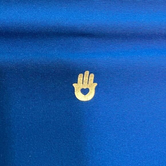 Spiritual Gangster 7/8 Rainbow Stripe Active Legging Blue Yoga Size S - Picture 12 of 13